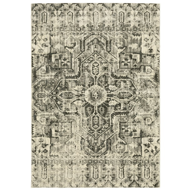 Sphinx Ivory Faded Crosshatch Scratched Contemporary Area Rug Abstract 8001A